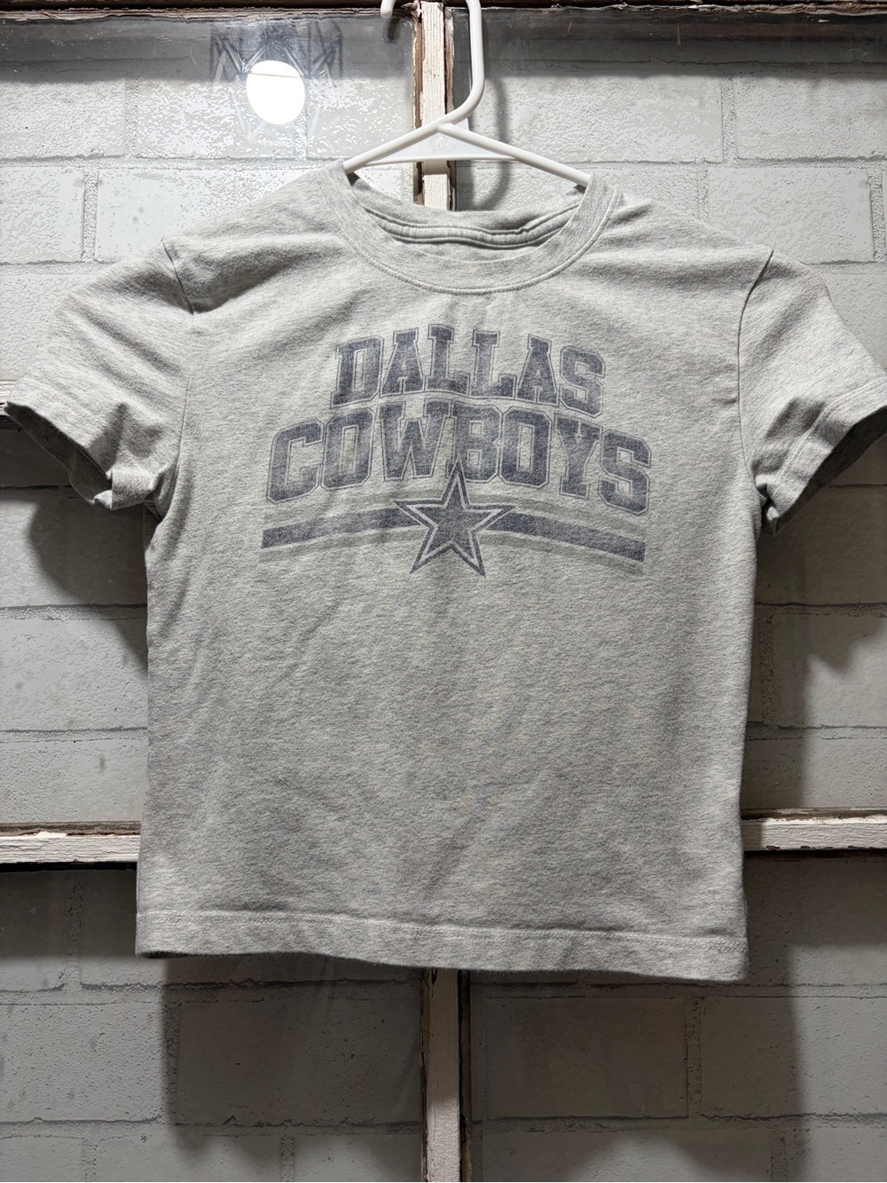 Abercrombie & Fitch NFL Dallas Cowboys Gray Graphic T-Shirt XXS
